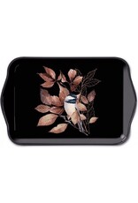 Ambiente Ambiente Dienblad Lovely chickadee 13x21cm melamine zwart