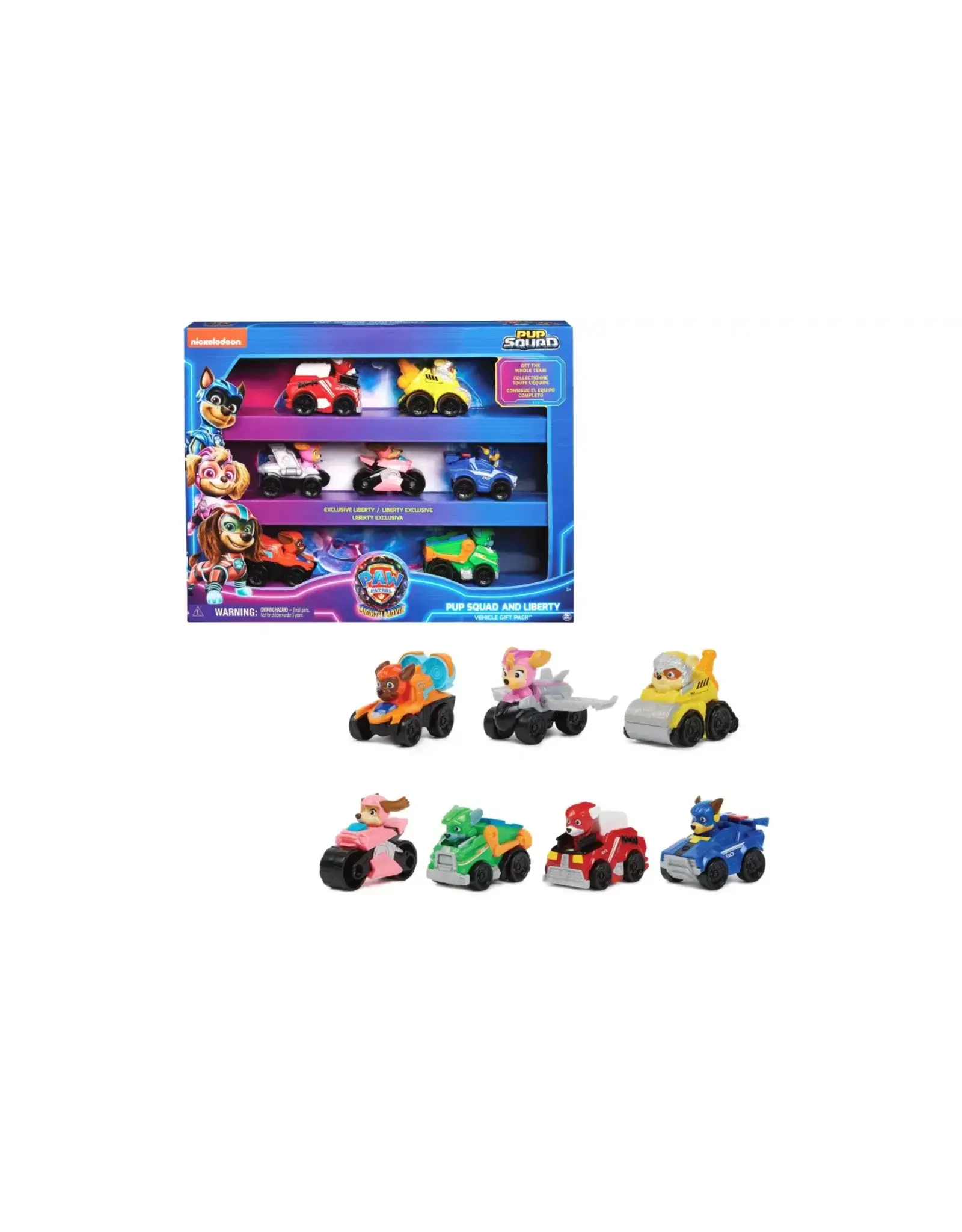 paw patrol The Mighty Movie Pup Squad Racers Geschenkset