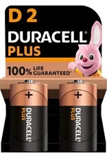 DURACELL Duracell Plus Alkaline D batterijen - 2 stuks