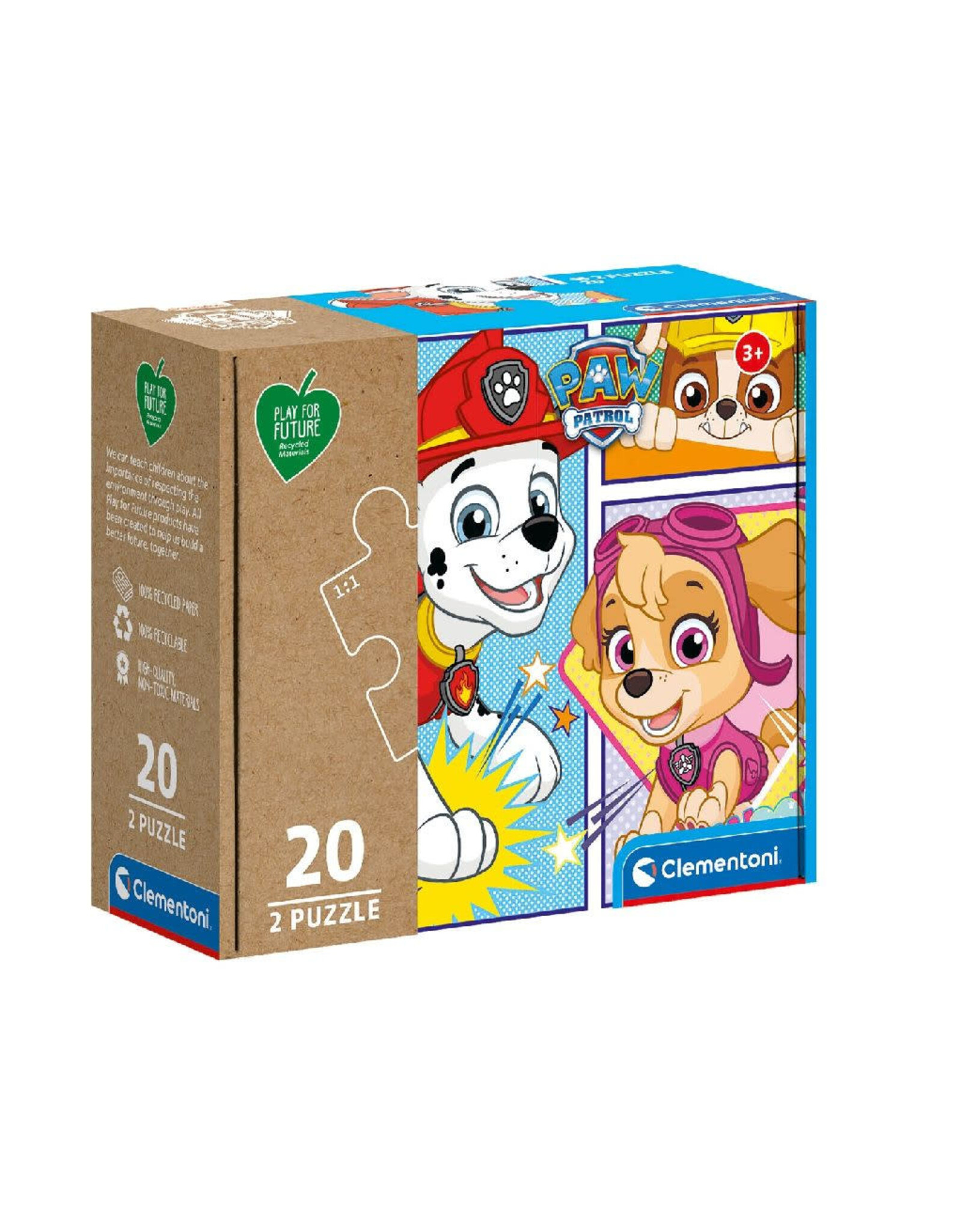 paw patrol Clementoni PAW Patrol Puzzel - Kinderpuzzel - 2 x 20 Stukjes