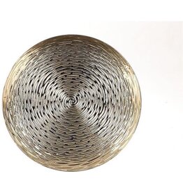 HBX HBX natural living Onderbord kunststof Ø33xh2cm goud