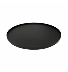 Decoratie schaal doorsnee 35 cm zwart