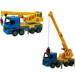 Takelwagen 40cm geel/blauw