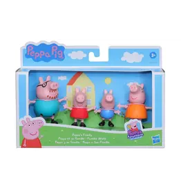 Hasbro Peppa Pig Peppa's Avonturen Familie figuren 4-pack