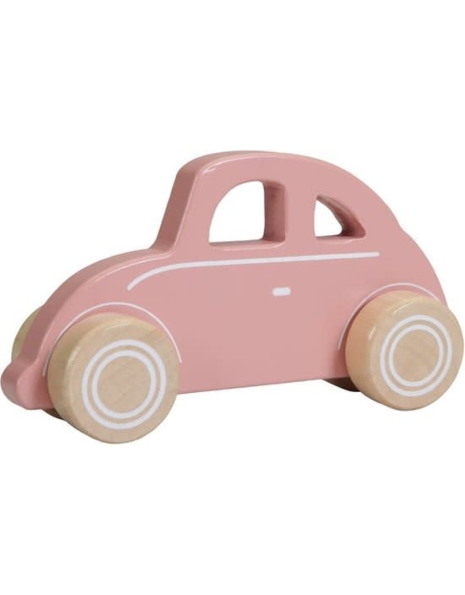 LITTEL DUTCH Little Dutch Houten Auto Pink