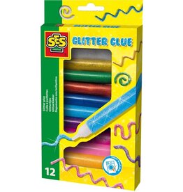 Ses SES Glitterlijm Tubes, 12st.