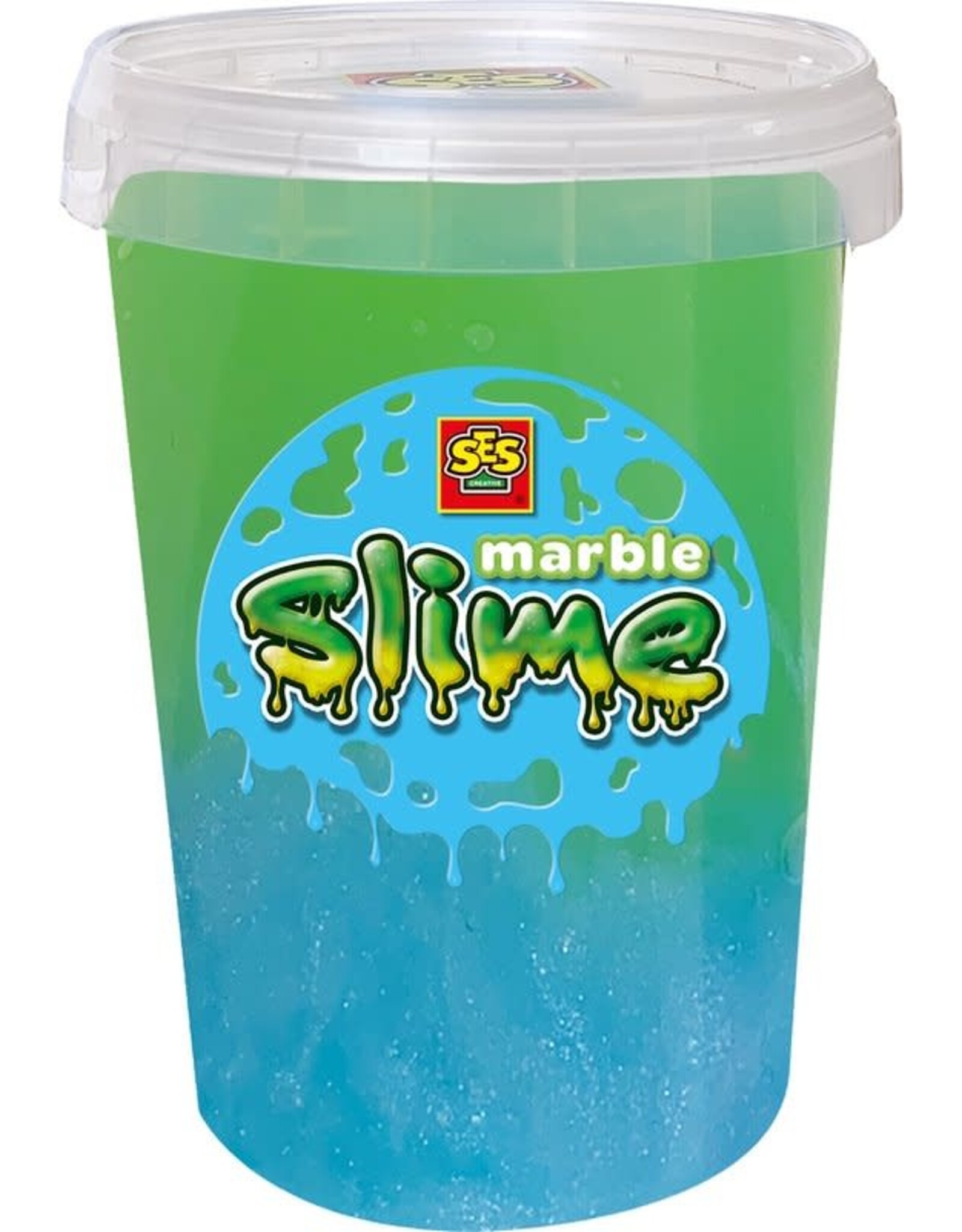 Ses SES Creative Marble slime - groen en blauw