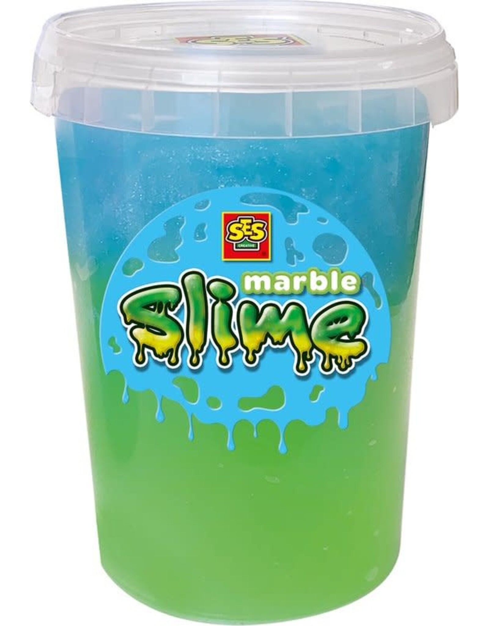 Ses SES Creative Marble slime - groen en blauw