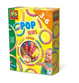 Ses SES - Pop beads - 48 stuks - maak mooie kettingen of armbanden - makkelijk aan elkaar te poppen