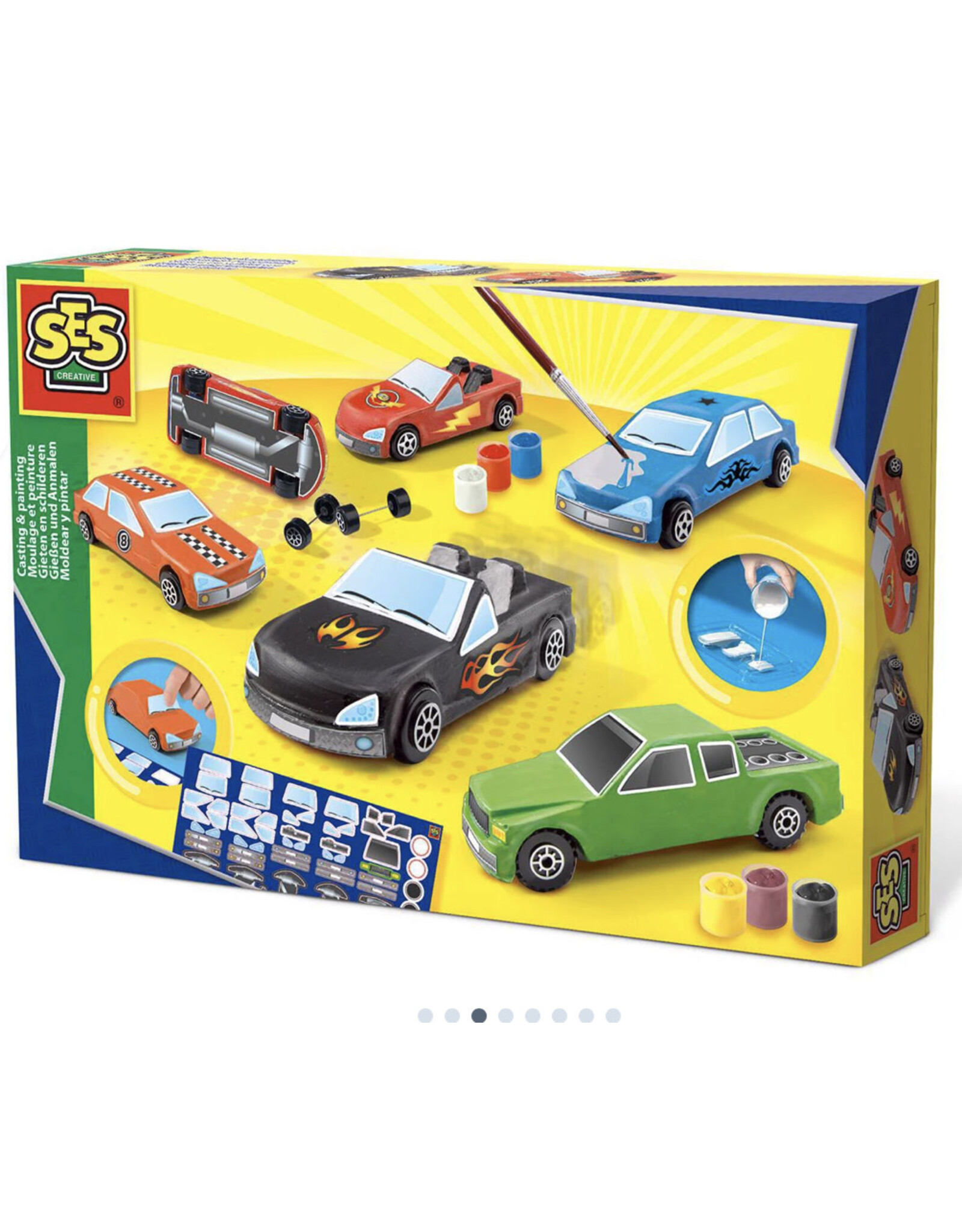 Ses SES gieten en schilderen - auto's