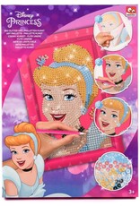 DISNEY Disney Princess Pailletten Kunst - Diamond Painting - DIY met Pailletten - Knutselen voor Meisjes - Prinses Knutselen - Creatief & Leerzaam Speelgoed - Princess DIY Knutsel - Disney Assepoester