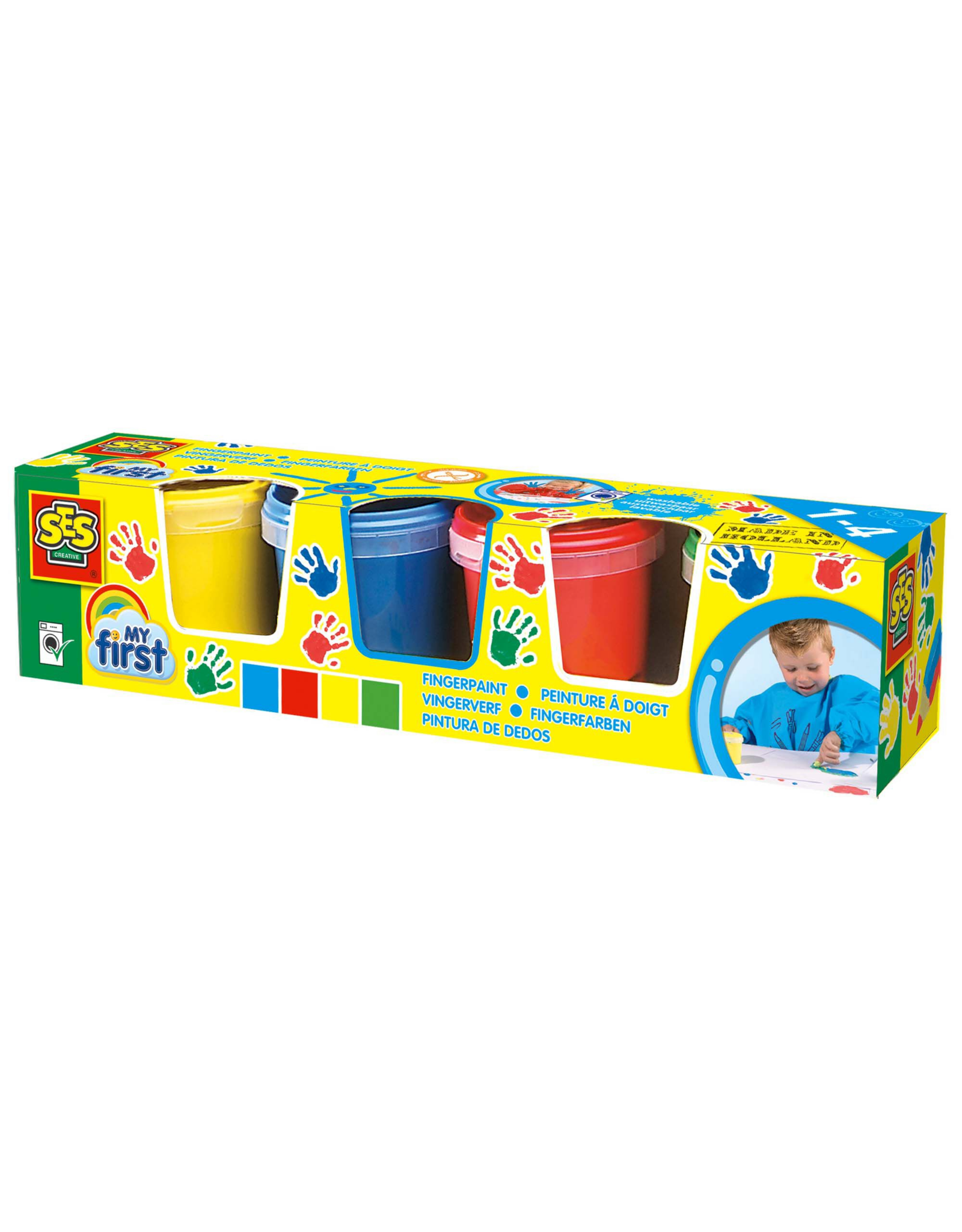 Ses SES My first - Vingerverf 4 kleuren x145ml