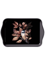Ambiente Ambiente Dienblad Lovely chickadee 13x21cm melamine zwart