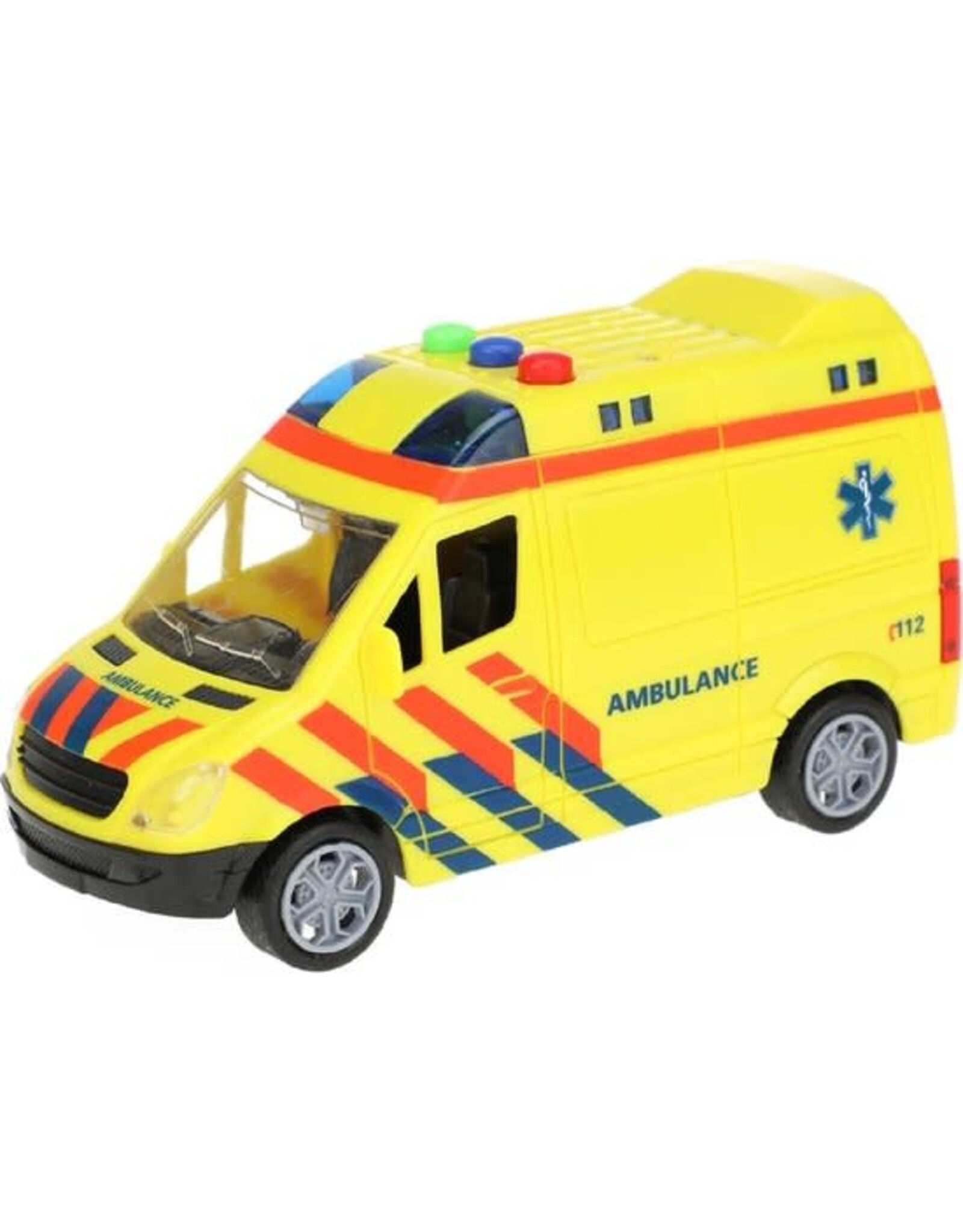 TOI TOYS Toi-toys Ambulance Frictie Met Licht En Geluid 15 Cm