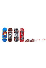 MATTEL Hot Wheels Skate Fingerboard + Schoen 4-Pack Assorti
