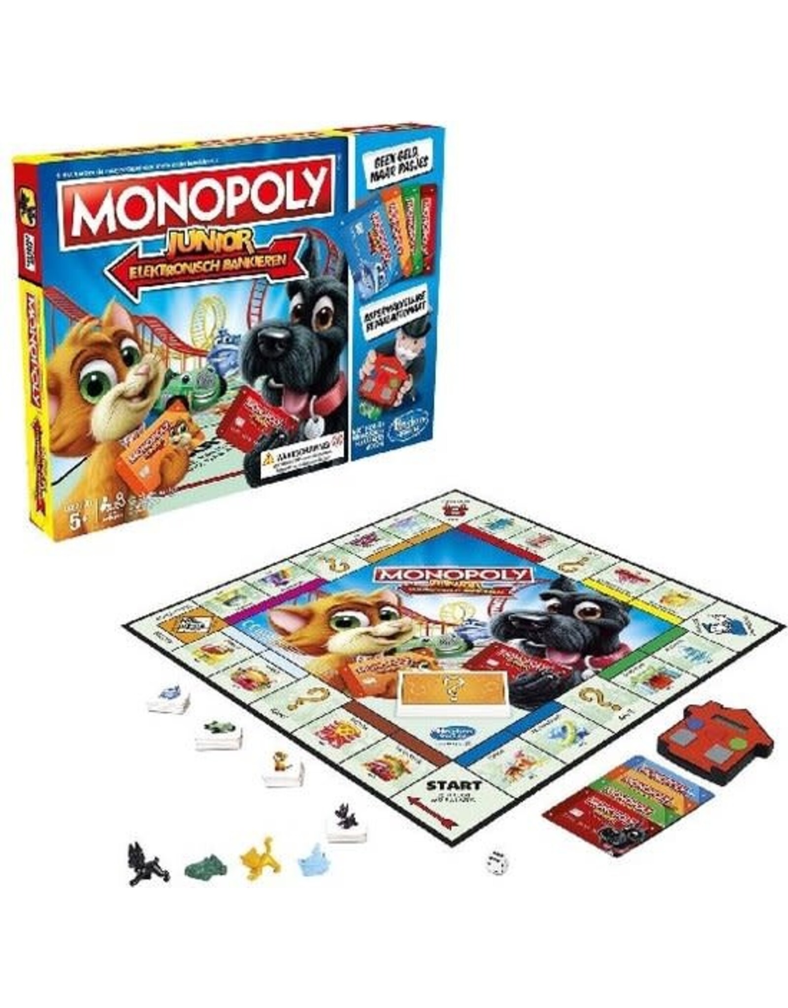 Hasbro Monopoly Junior Elektronisch Bankieren - Bordspel