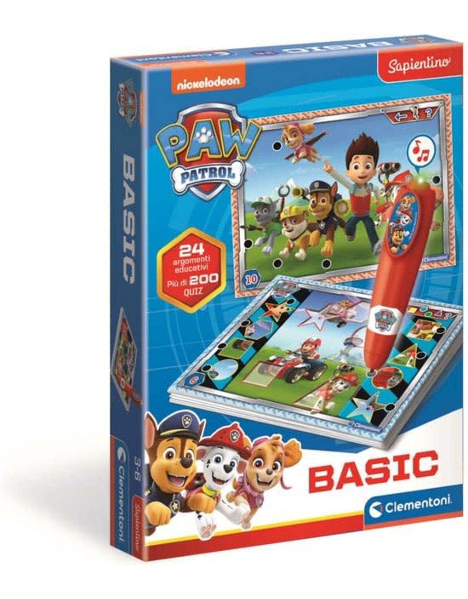 paw patrol Clementoni Spelend Leren - Interactieve Pen Paw Patrol - Meer dan 200 Educatieve Quizzen - Educatief Speelgoed 3-6 Jaar