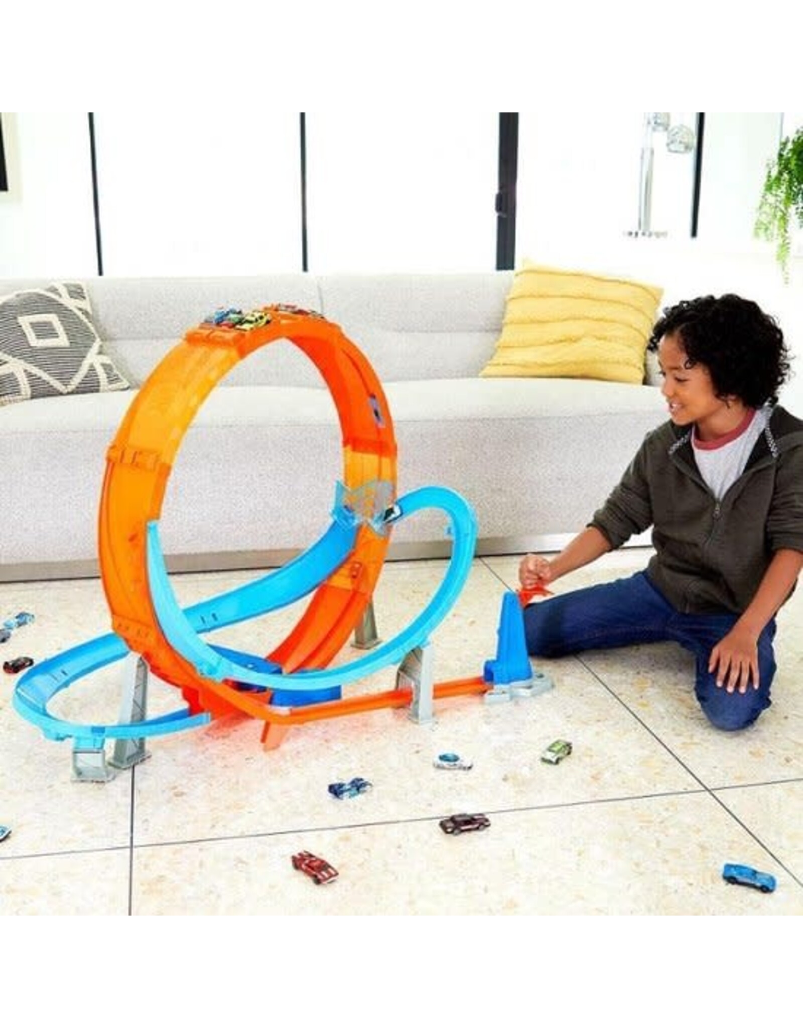 HOTWHEELS Hot Wheels Action Wervelende Looping - Racebaanset