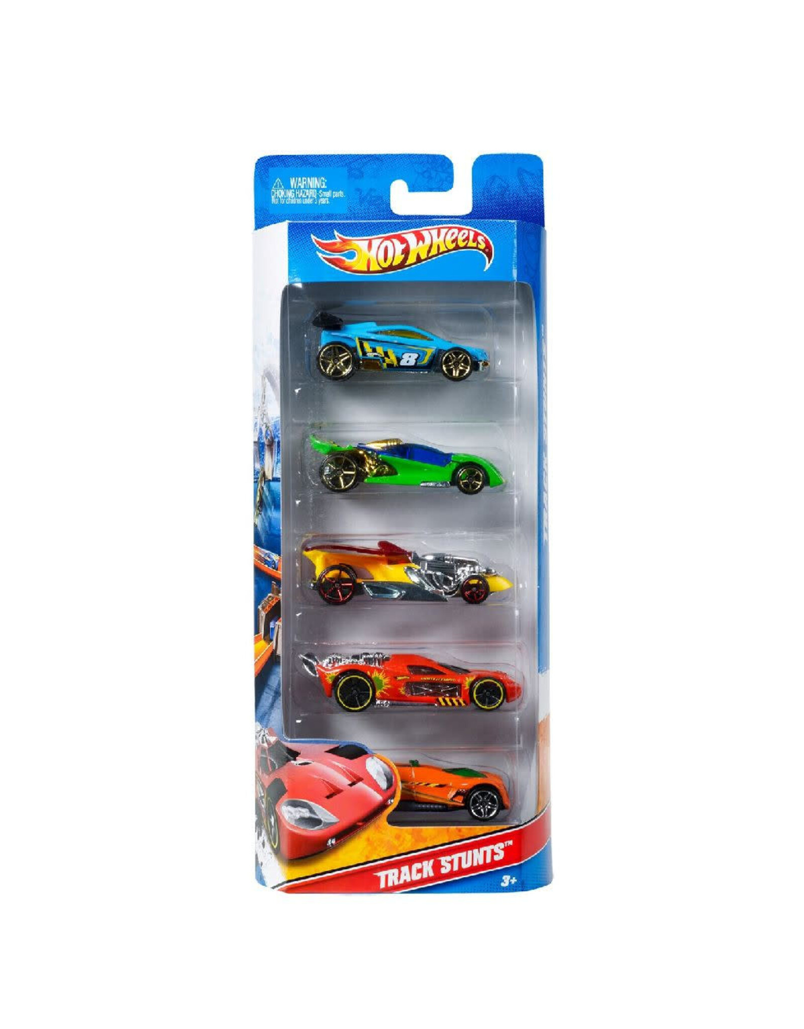 MATTEL HOT WHEELS 5 CARS GIFTPACK ASS