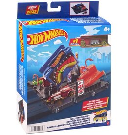 Hotwheels fuel station tankstation speelset