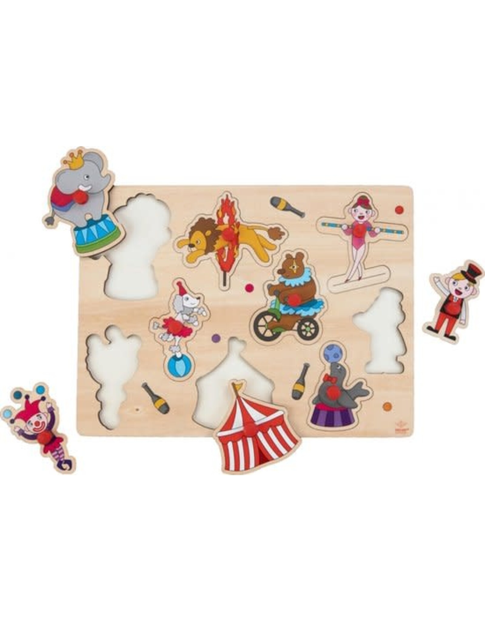 ENGELHART Engelhart Vormenpuzzel Circus Junior 22,5 X 30 Cm Hout 10-delig