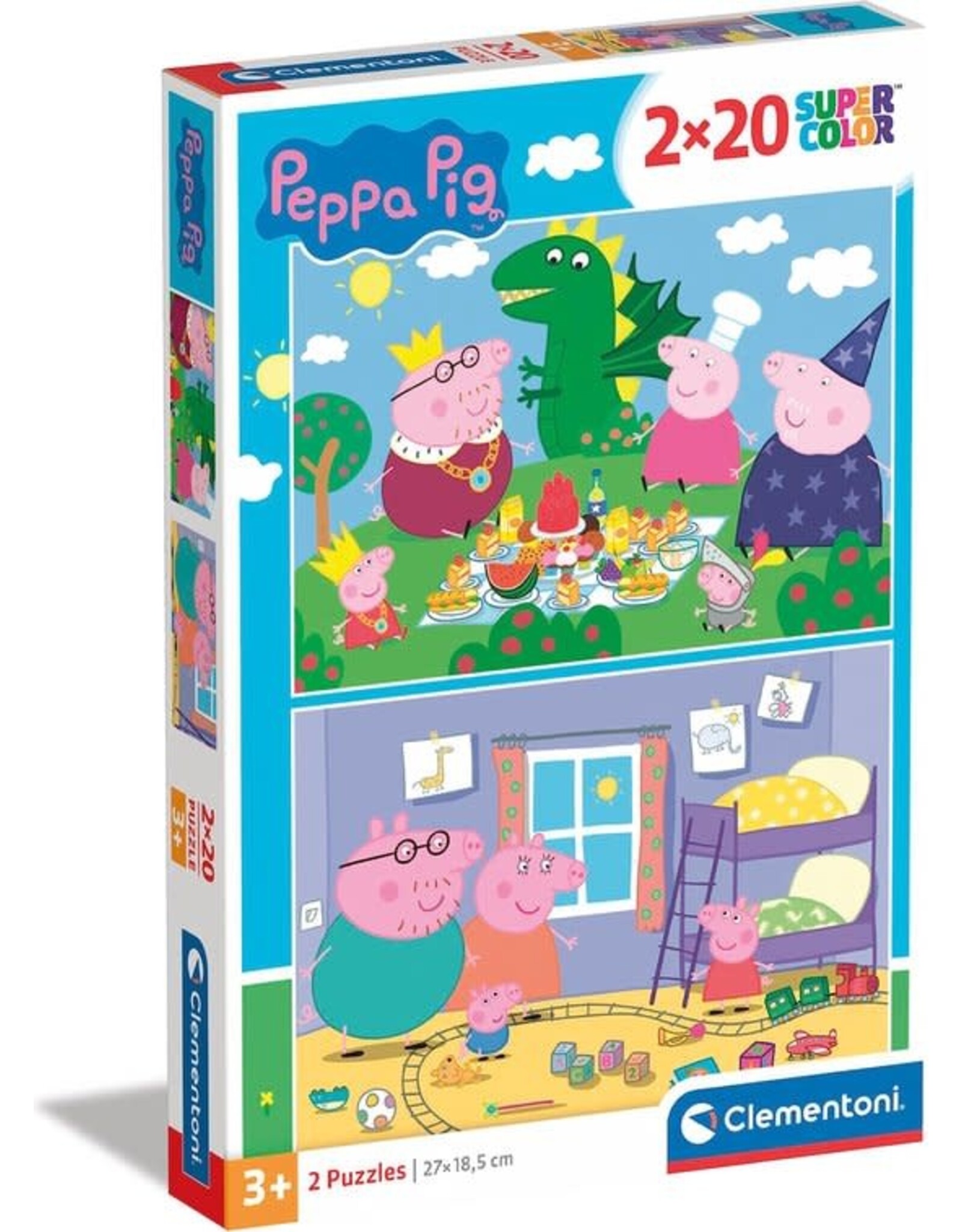 CLEMENTONI Clementoni Peppa Pig Puzzel 2x20st