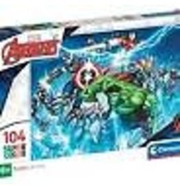 CLEMENTONI Clementoni - Puzzel 104 Stukjes Avengers, Kinderpuzzels, 6-8 jaar, 25744