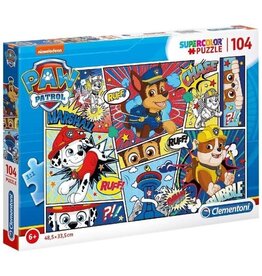 CLEMENTONI Clementoni Kinderpuzzels - Paw Patrol SuperColor, Legpuzzel 48X33 cm Karton van 3X48 Stukjes, 6-8 jaar - 27261