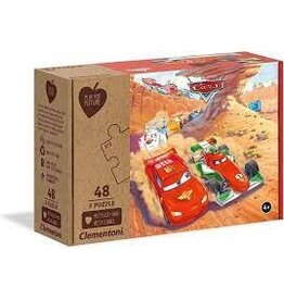 CLEMENTONI Clementoni Play for Future Puzzel - Cars, 3x48st