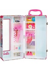 Barbie Klein toys Barbie-kledingkoffer - kledingrekken en -legplanken - incl. accessoires- meerkleurig