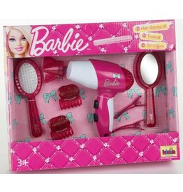 Barbie Klein Toys Barbie kapsalon met haardroger – blaast lucht en maakt geluid – inclusief haar accessoires