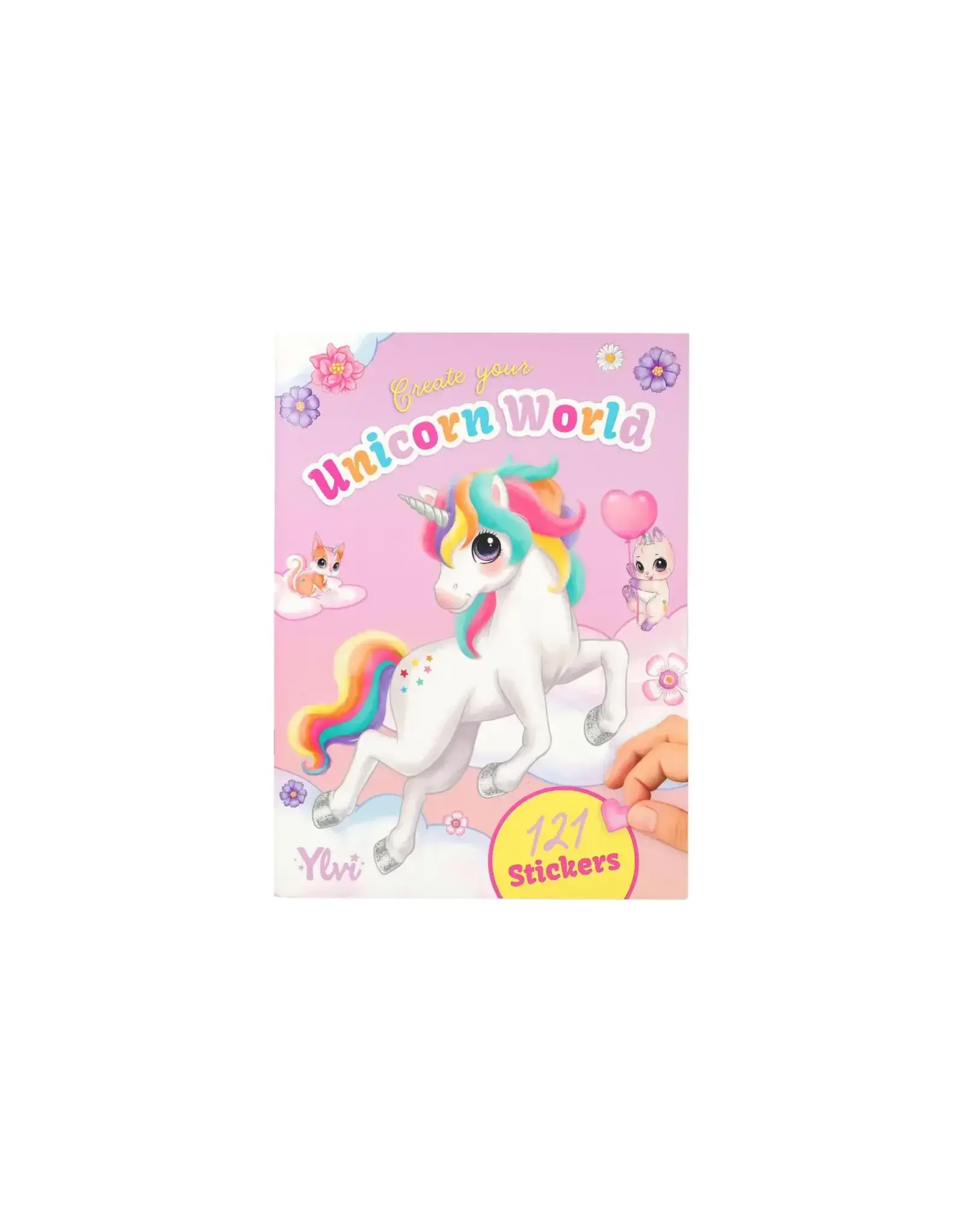 TOPMODEL Ylvi en de Minimoomis Create your Unicorn World stickerboek