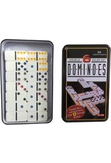 Double 6 domino in blik