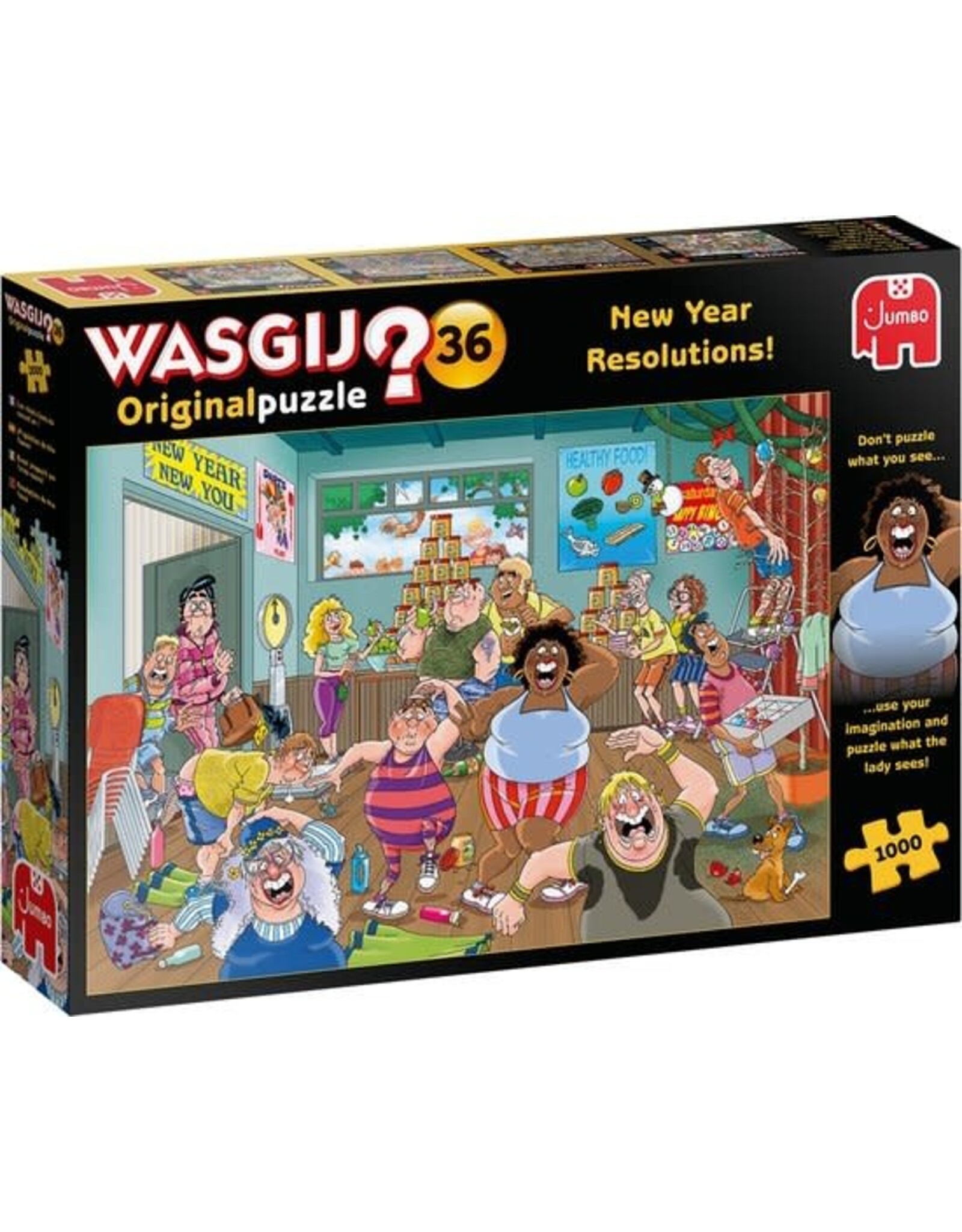 JUMBO Wasgij Original 36 Goede Voornemens! puzzel - 1000 stukjes