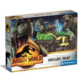 CLEMENTONI Clementoni Wetenschap & Spel - Jurassic World - Dinosaurussen Moeras - Dinosaurus Speelgoed - Educatief Speelgoed - Vanaf 7 jaar