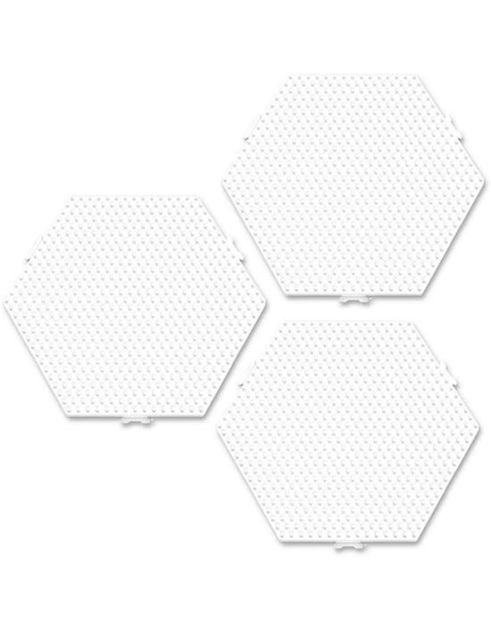 Ses SES Beedz - Strijkkralen legbord - grondplaat - hexagon - zeshoek - koppelbaar - 3 stuks
