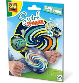 Ses SES - Swirl spinner - Glow in the dark - 2 spinners en neon draad