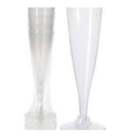 MERKLOOS Excellent Houseware re- useable Champagneglas kunststof 130ml set van 4 stuks Vaatwasserbestendig