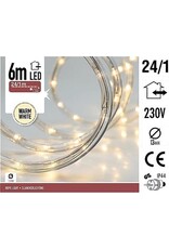 Kerstverlichting lichtslang warm wit buiten 6 meter - slangverlichting