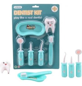 Johntoy Tandarts Speelset Turquoise 6-delig