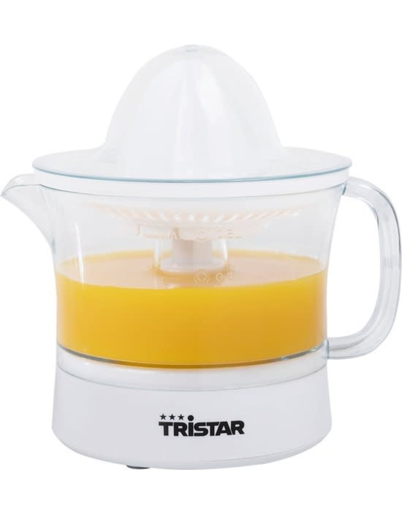 TRISTAR Tristar Citruspers CP-3005 - Elektrische Citruspers met afneembare schenkkan - 25W - 0.5 liter - Wit