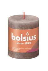 BOLSIUS BOLSIUS RUSTIEK KAARS 80X68 TAUPE
