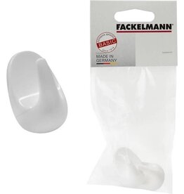 FACKELMANN Fackelmann Basic Theedoek Haken 4 cm Wit 2 Stuks