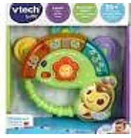 VTECH VTech Dierenvriendjes Mijn Eerste Tamboerijn - Educatief Speelgoed - Cijfers, Tellen en Muziek - Van 3 tot 36 Maanden