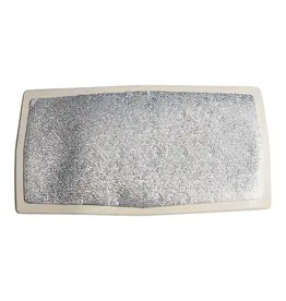 MERKLOOS Hittebestendige mat aluminium met kunststof 25X48,5 CM