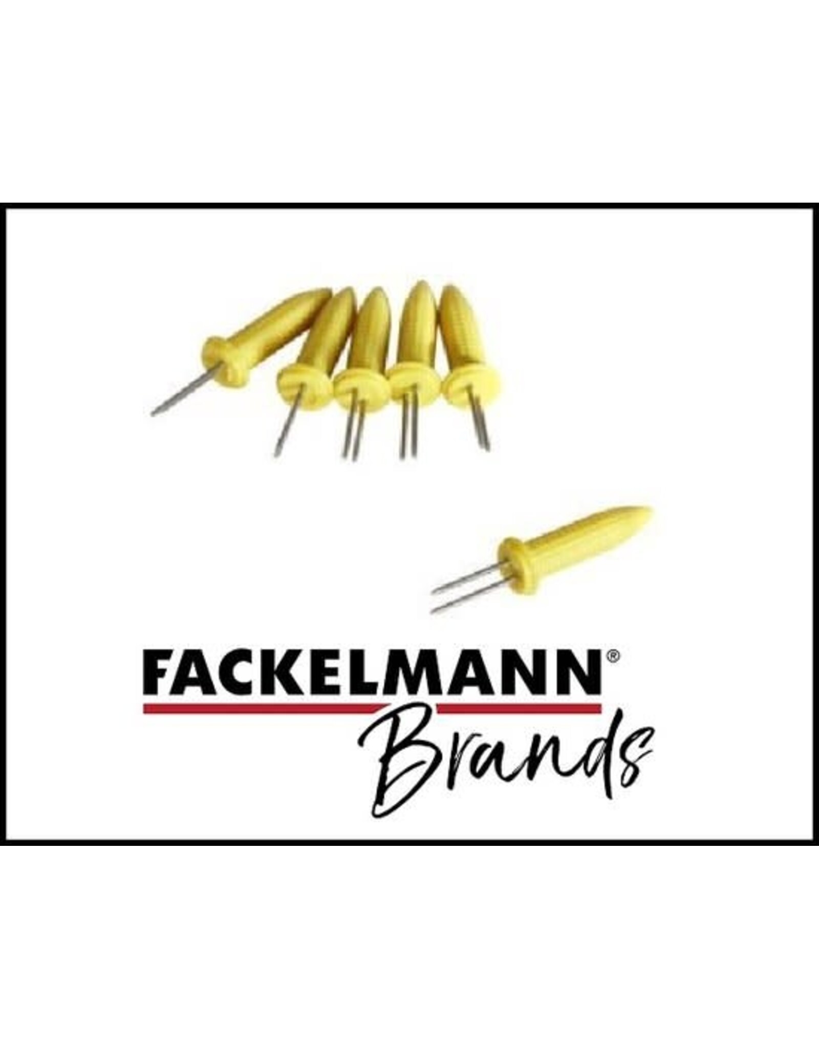 FACKELMANN Fackelmann BBQ maiskolfhouders 6 stuks