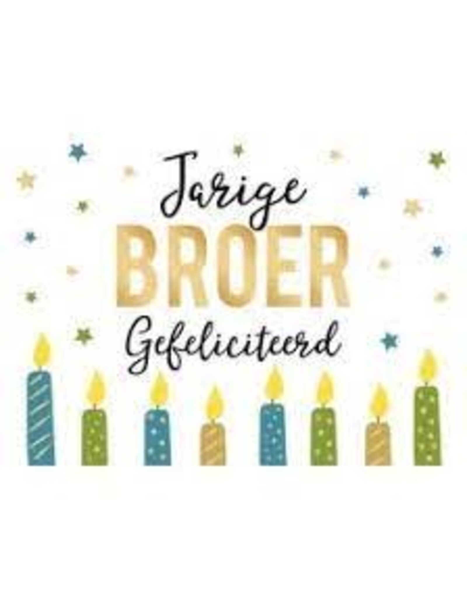 ARTIGE Daisy kaart jarige broer