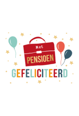 ARTIGE Met pensioen gefeliciteerd daisy