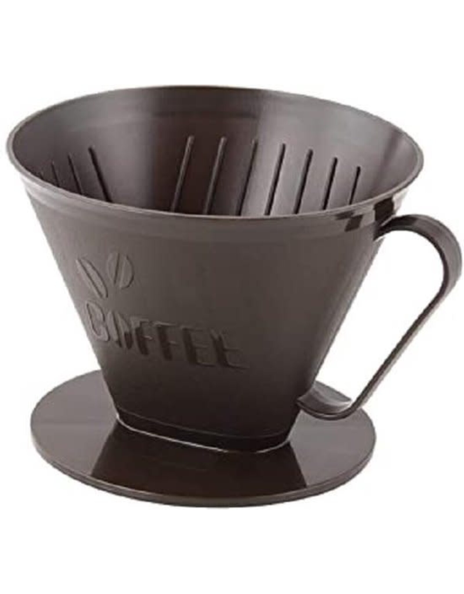 FACKELMANN Fackelmann koffiefilter houder no. 4 voor isoleerflessen bruin