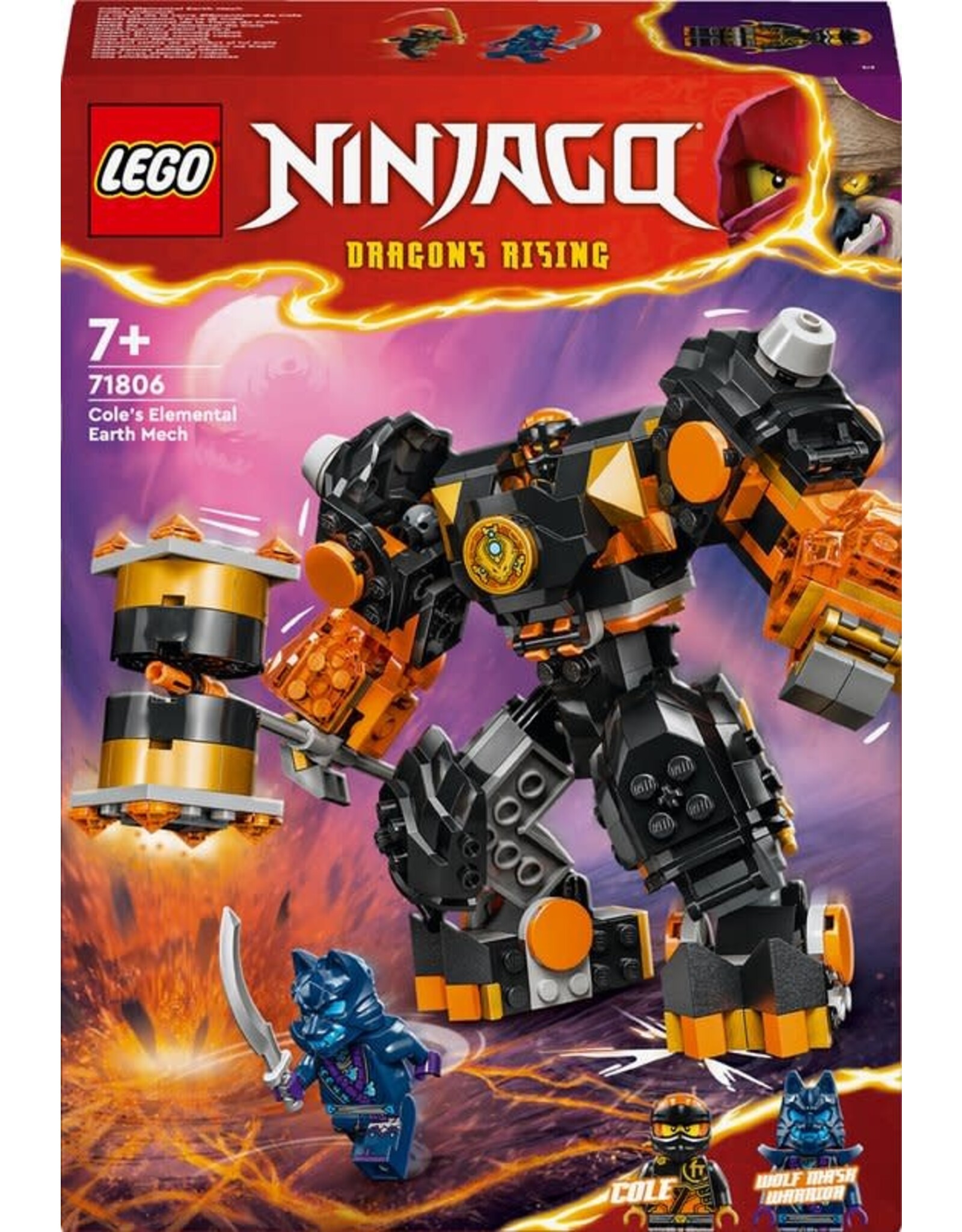 LEGO LEGO NINJAGO Cole's elementaire aardemecha - 71806